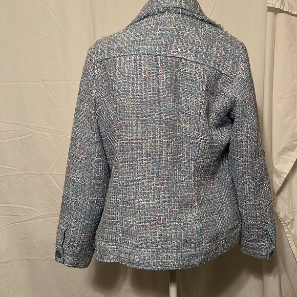 Diapers & Damon jacket baby blue size with metallicc thread, size Sml - Picture 6 of 7